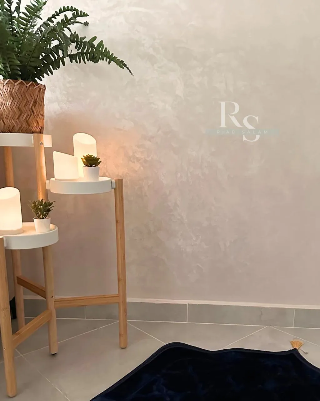 Clean modern bathroom with shower